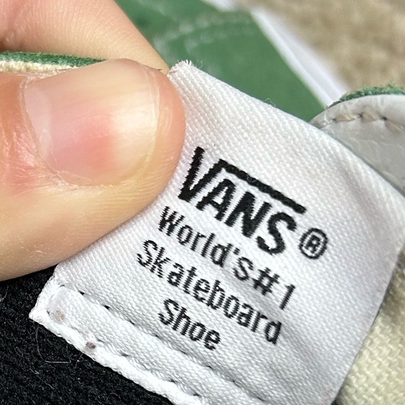 Vans High Tops Two Toned Green Sneakers Lace Up - Picture 11 of 11